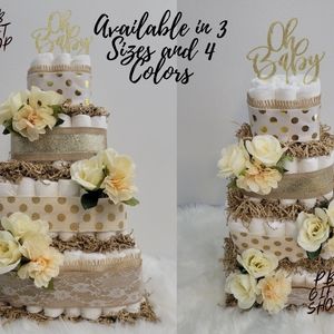 4 Tier Baby Shower Gift- Baby Shower Centerpiece